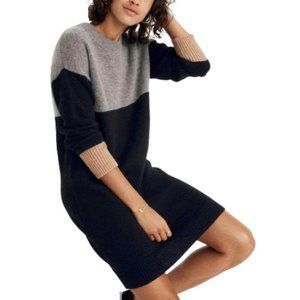 Madewell Colorblock Sweater Dress